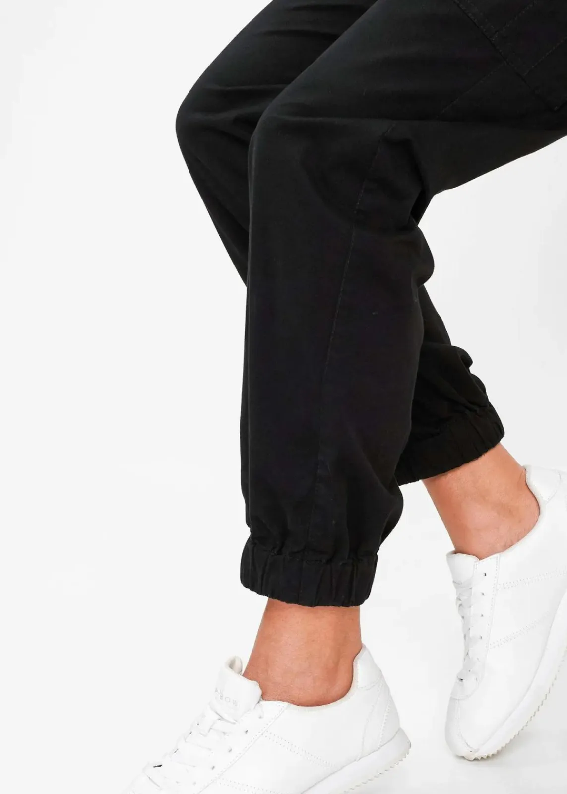 bonprix Bekleidung·Kleider|Hosen^Cargo-Hose aus Baumwolle mit Stretch schwarz