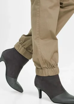 bonprix Hosen|Bekleidung·Kleider^Cargo-Hose aus Baumwolle mit Stretch oliv
