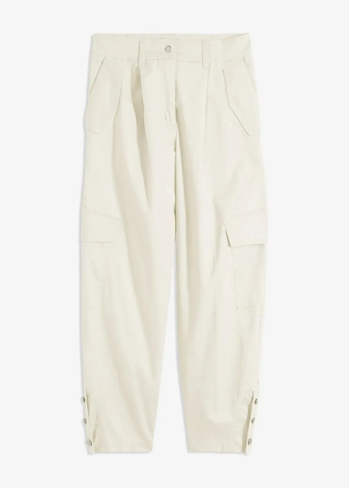 bonprix Hosen|Bekleidung·Kleider^Cargohose aus Baumwolle mit Stretch natur