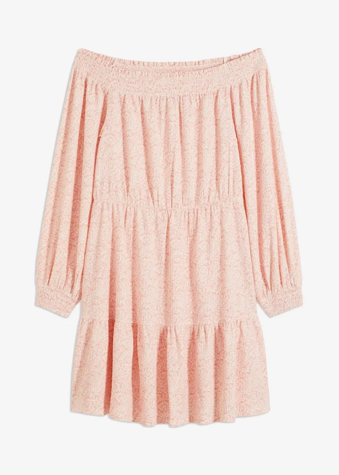 bonprix Kleider|Bekleidung·Pullover & Strickjacken^Carmen-Kleid rosa/weiß floral