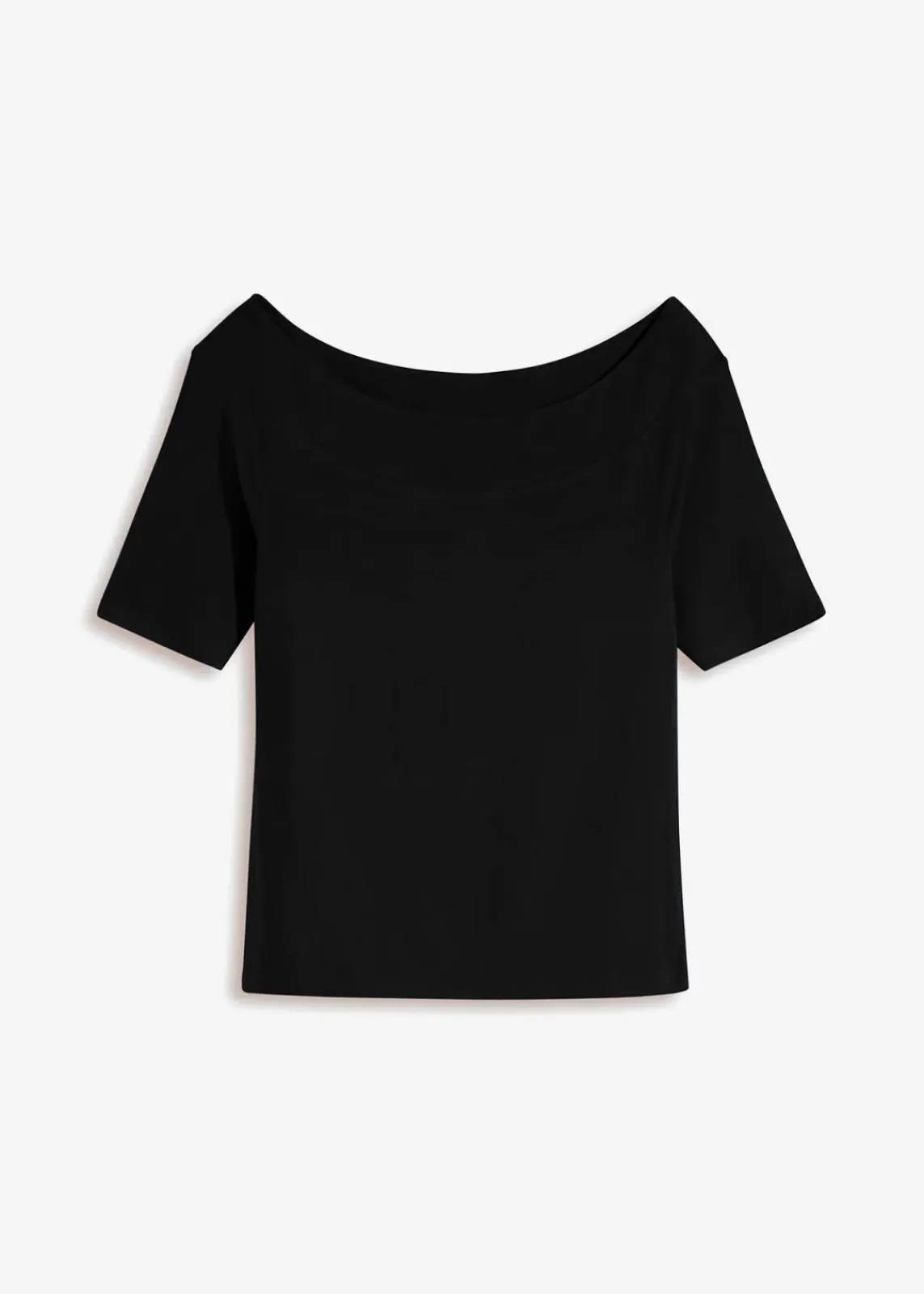 bonprix Shirts & Tops|Nachhaltigere Materialien^Carmenshirt in Viskose-Mix schwarz