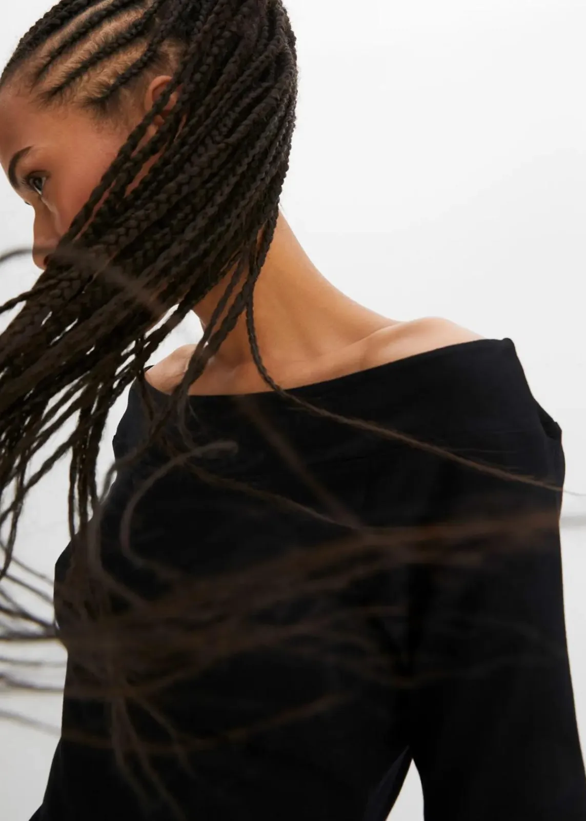bonprix Shirts & Tops|Nachhaltigere Materialien^Carmenshirt in Viskose-Mix schwarz