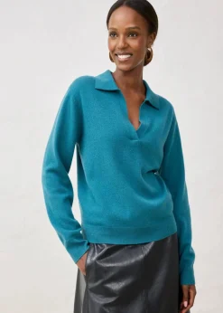 bonprix Pullover & Strickjacken|Strickmode^Cashmerepullover mit Good Cashmere Standard®-Anteil pfeffergrün