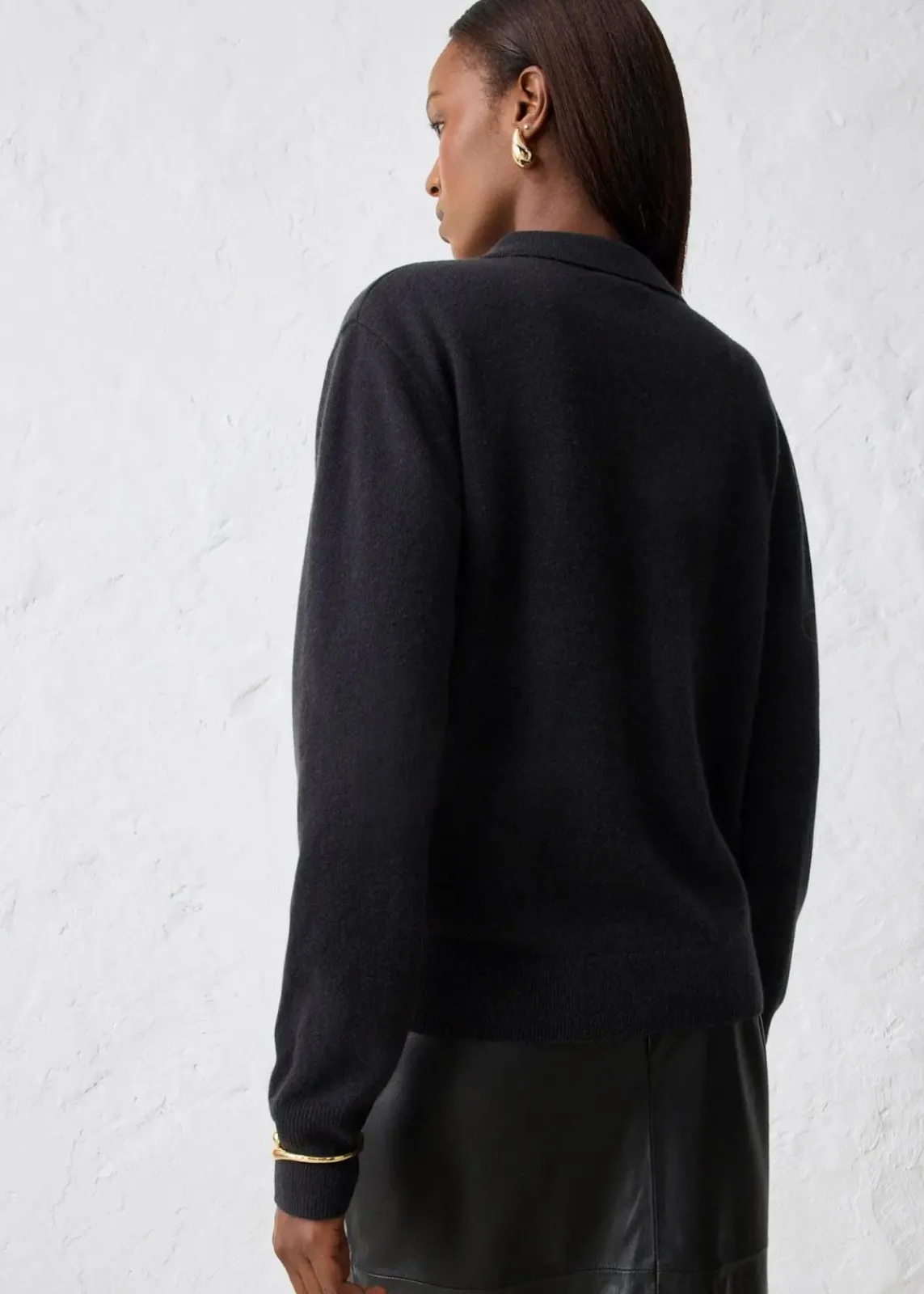 bonprix Premium|Strickmode^Cashmerepullover mit Good Cashmere Standard®-Anteil schwarz