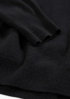 bonprix Premium|Strickmode^Cashmerepullover mit Good Cashmere Standard®-Anteil schwarz