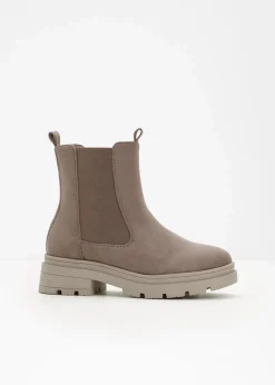 bonprix Stiefeletten|Boots^Chelsea Boot taupe
