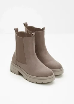 bonprix Stiefeletten|Boots^Chelsea Boot taupe