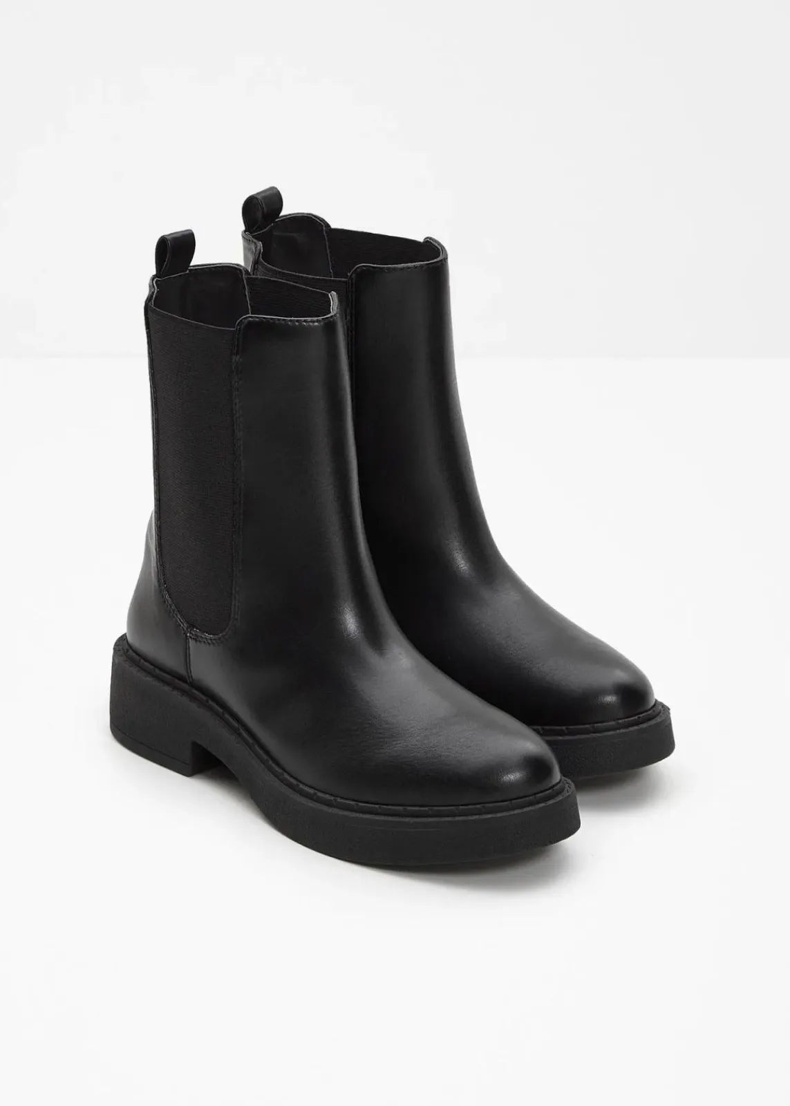 bonprix Schuhe & Accessoires In Spezialgrößen·Elastischer Schaft|Boots^Chelsea Boot schwarz