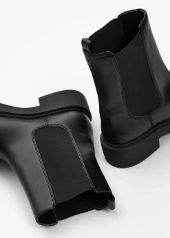 bonprix Schuhe & Accessoires In Spezialgrößen·Elastischer Schaft|Boots^Chelsea Boot schwarz