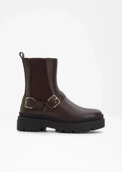 bonprix Stiefeletten|Boots^Chelsea Boot dunkelbraun