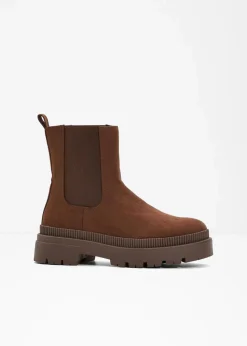 bonprix Stiefeletten|Boots^Chelsea Boot mahagonibraun