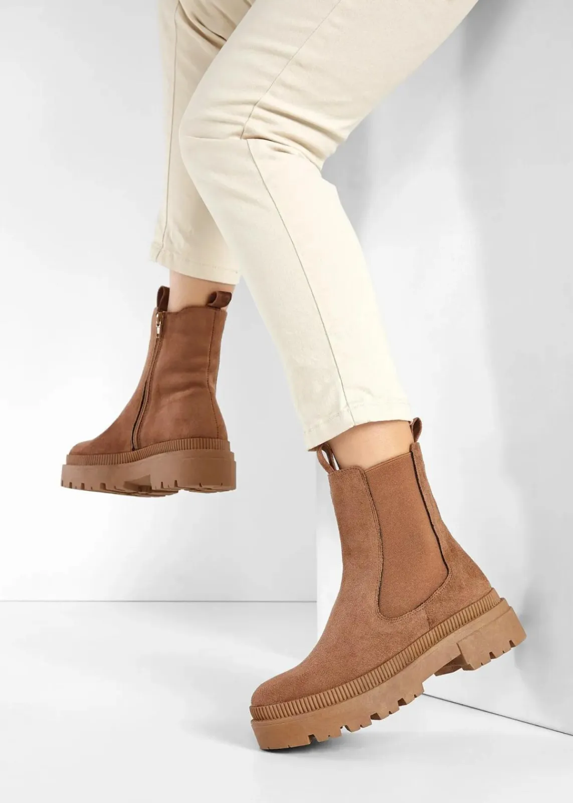 bonprix Stiefeletten|Boots^Chelsea Boot braun