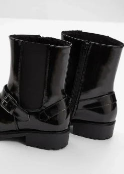bonprix Gefütterte Winterschuhe|Stiefeletten^Chelsea Boot schwarz