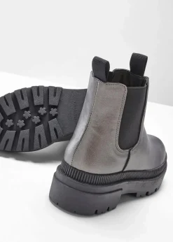 bonprix Stiefeletten|Boots^Chelsea Boot silber