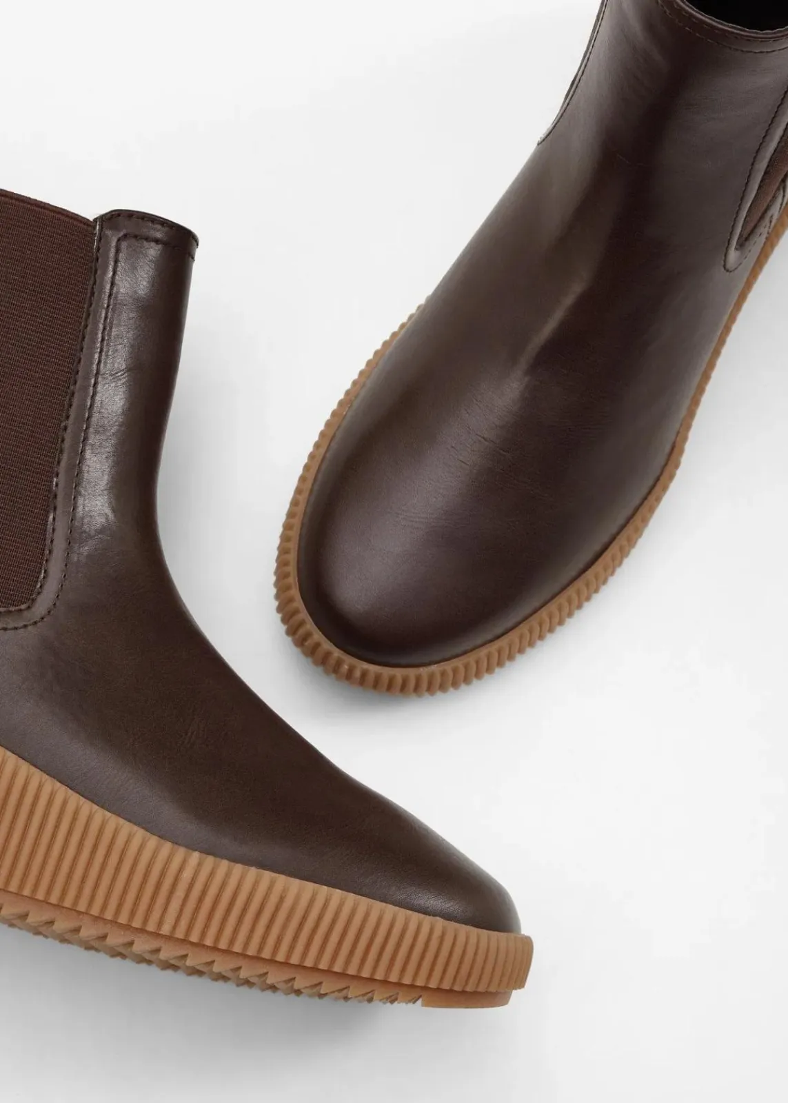 bonprix Stiefeletten|Boots^Chelsea Boot dunkelbraun