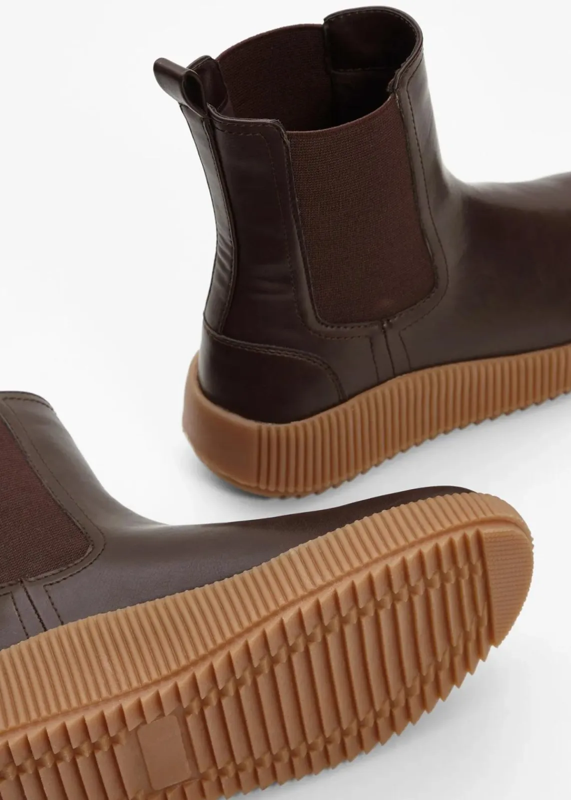 bonprix Stiefeletten|Boots^Chelsea Boot dunkelbraun