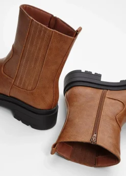 bonprix Stiefeletten|Boots^Chelsea Boot cognac