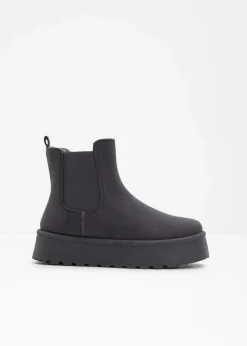 bonprix Stiefeletten|Boots^Chelsea Boot schiefergrau