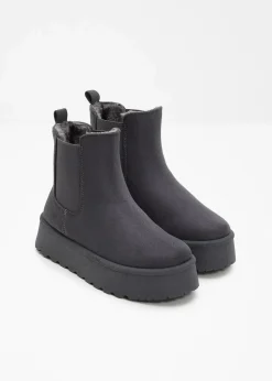 bonprix Stiefeletten|Boots^Chelsea Boot schiefergrau