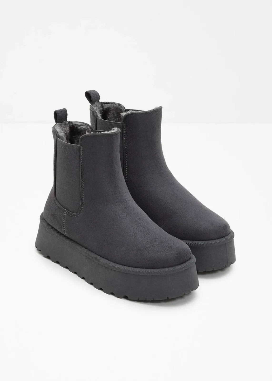 bonprix Stiefeletten|Boots^Chelsea Boot schiefergrau
