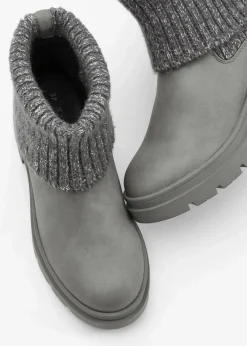 bonprix Boots|Stiefeletten^Chelsea Boot grau