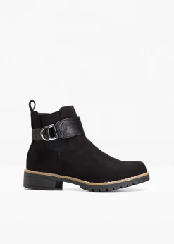 bonprix Stiefeletten|Boots^Chelsea-Boots schwarz