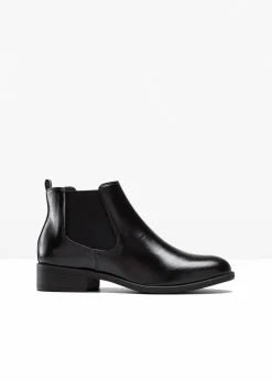 bonprix Stiefeletten|Boots^Chelsea-Boots schwarz