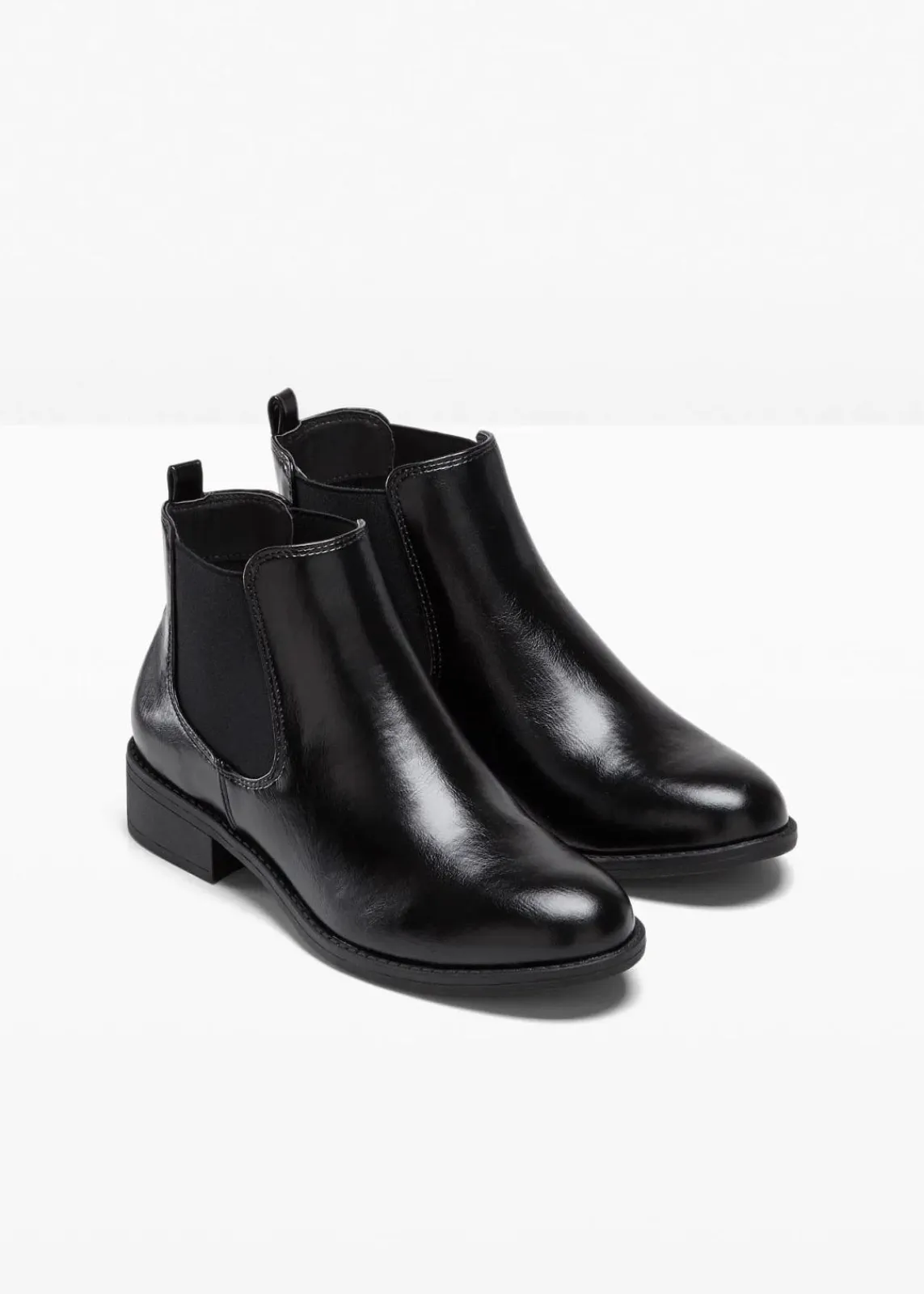 bonprix Stiefeletten|Boots^Chelsea-Boots schwarz
