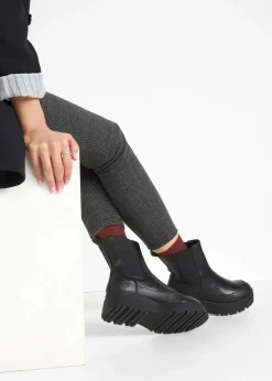 bonprix Komfortschuhe|Stiefeletten^Chelsea-Boots schwarz