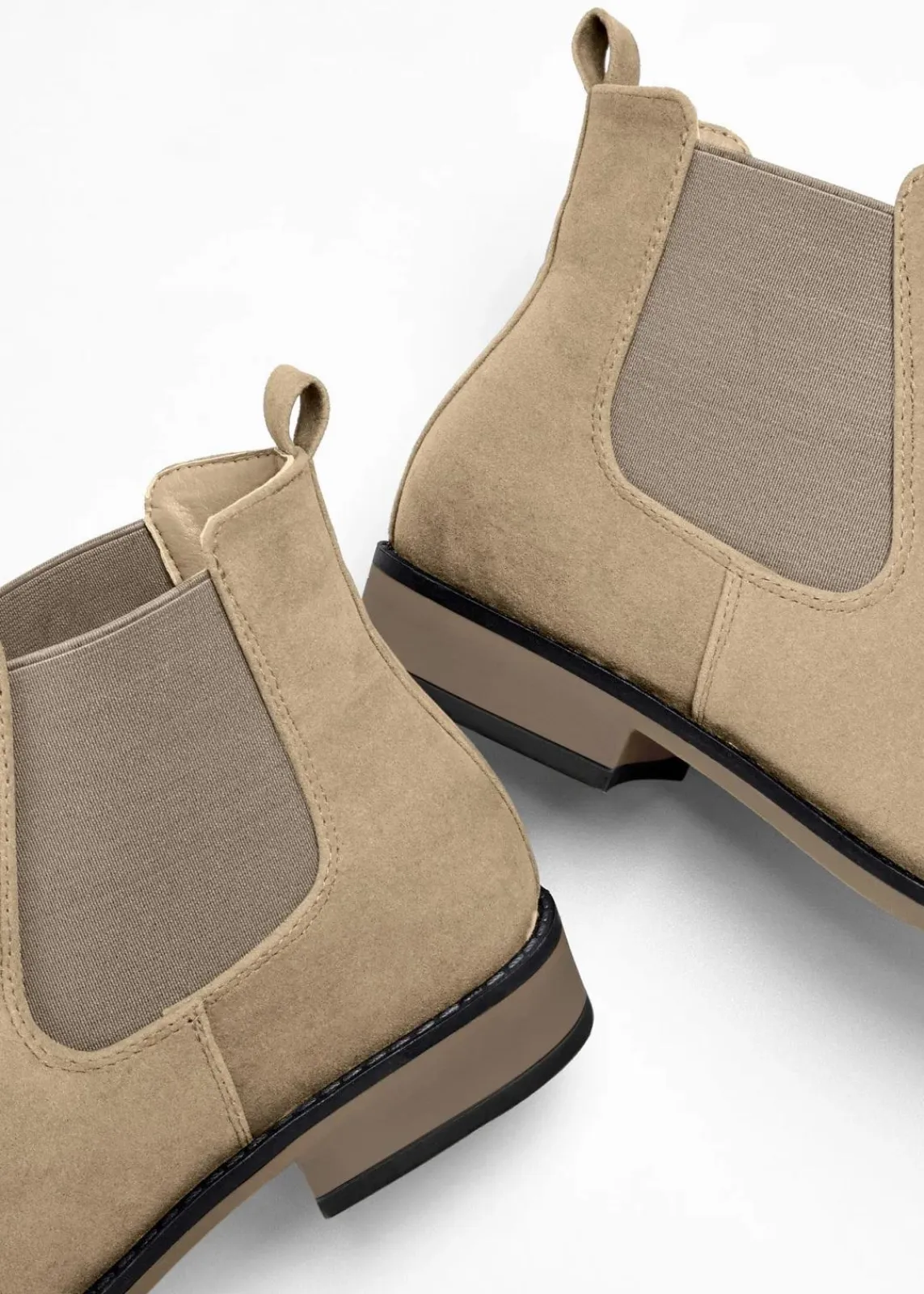 bonprix Stiefeletten|Boots^Chelsea-Boots beige