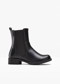 bonprix Stiefeletten|Boots^Chelsea-Boots schwarz