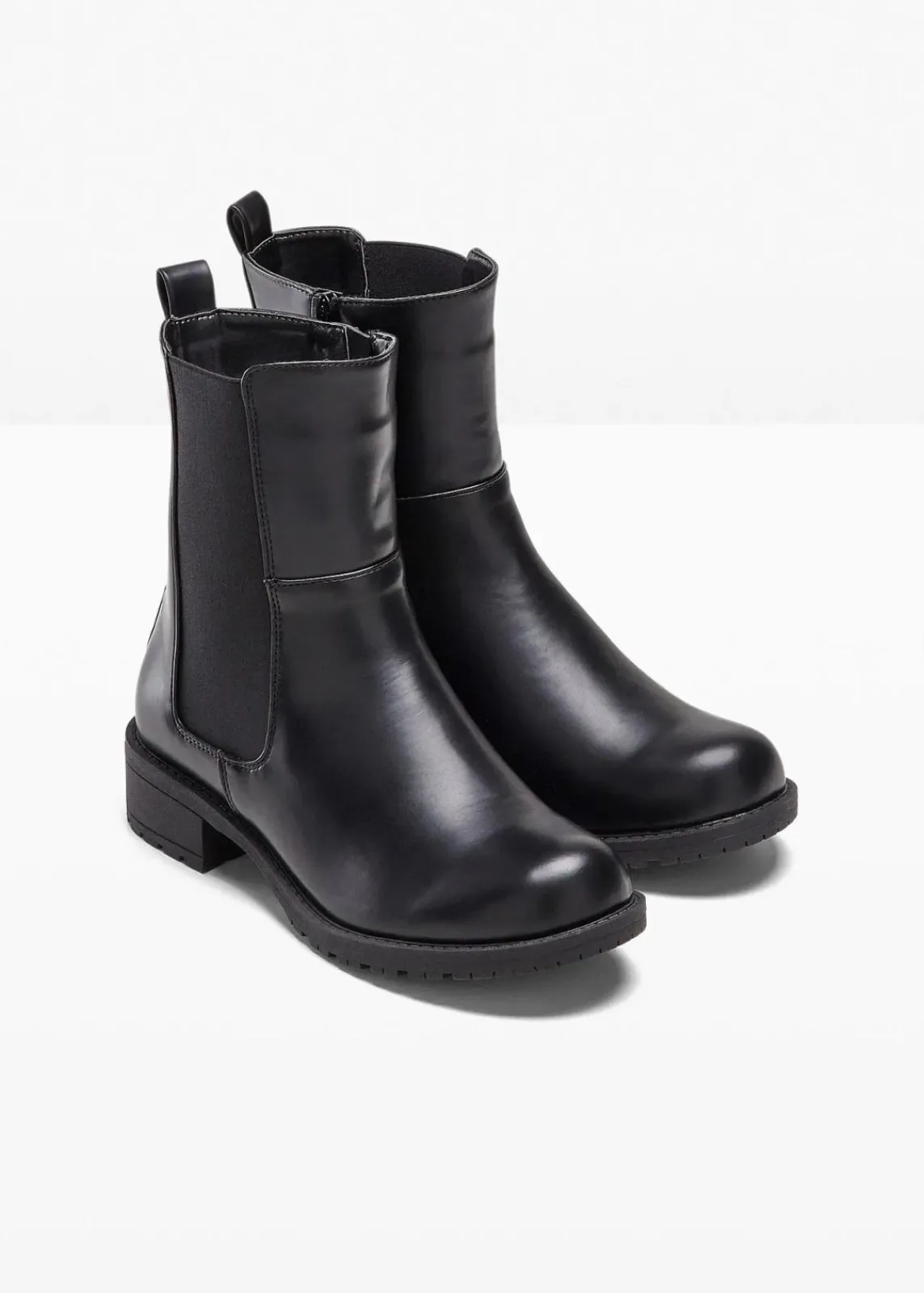 bonprix Stiefeletten|Boots^Chelsea-Boots schwarz
