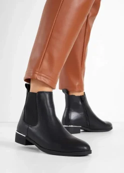 bonprix Stiefeletten|Boots^Chelsea-Boots schwarz
