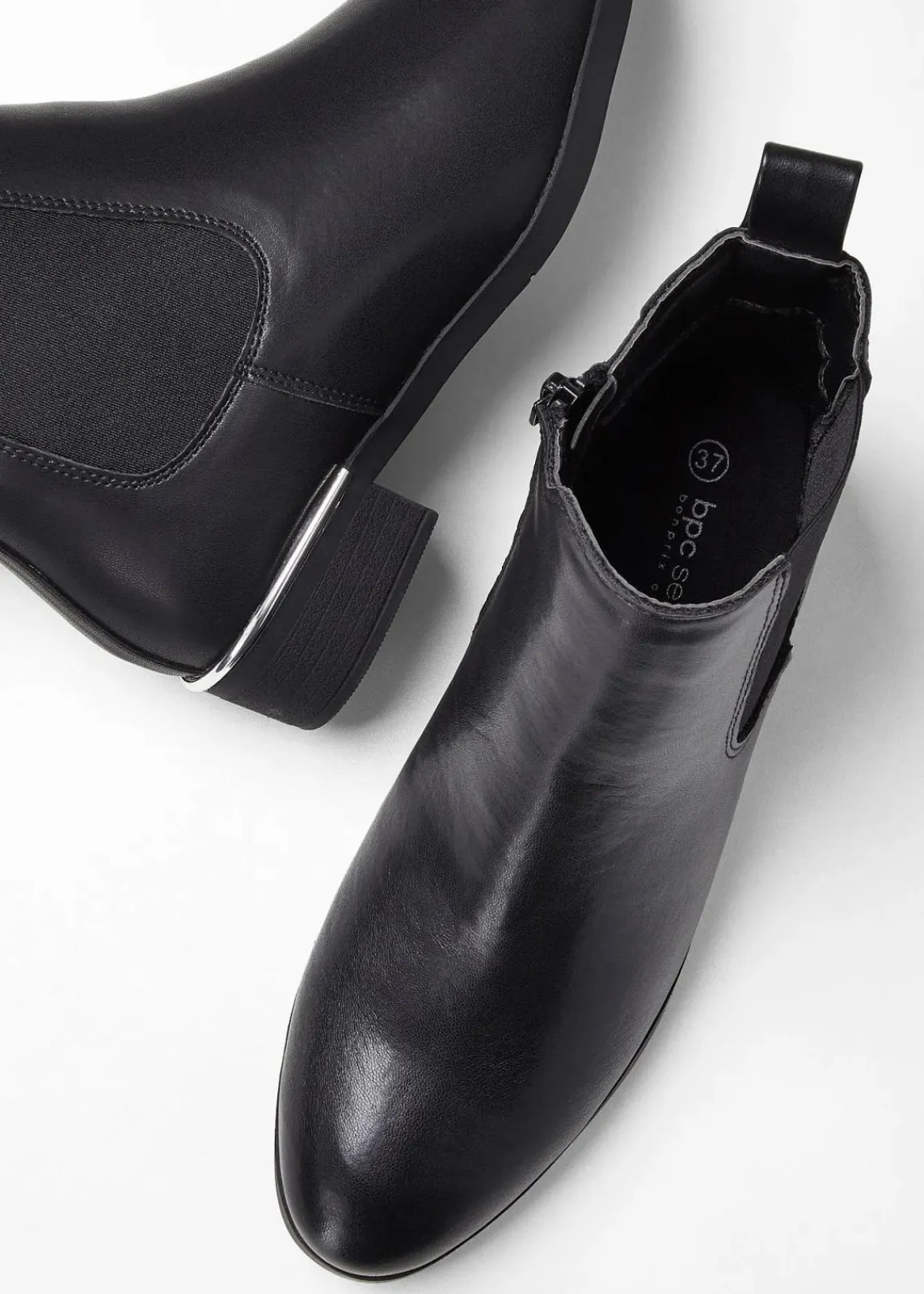 bonprix Stiefeletten|Boots^Chelsea-Boots schwarz