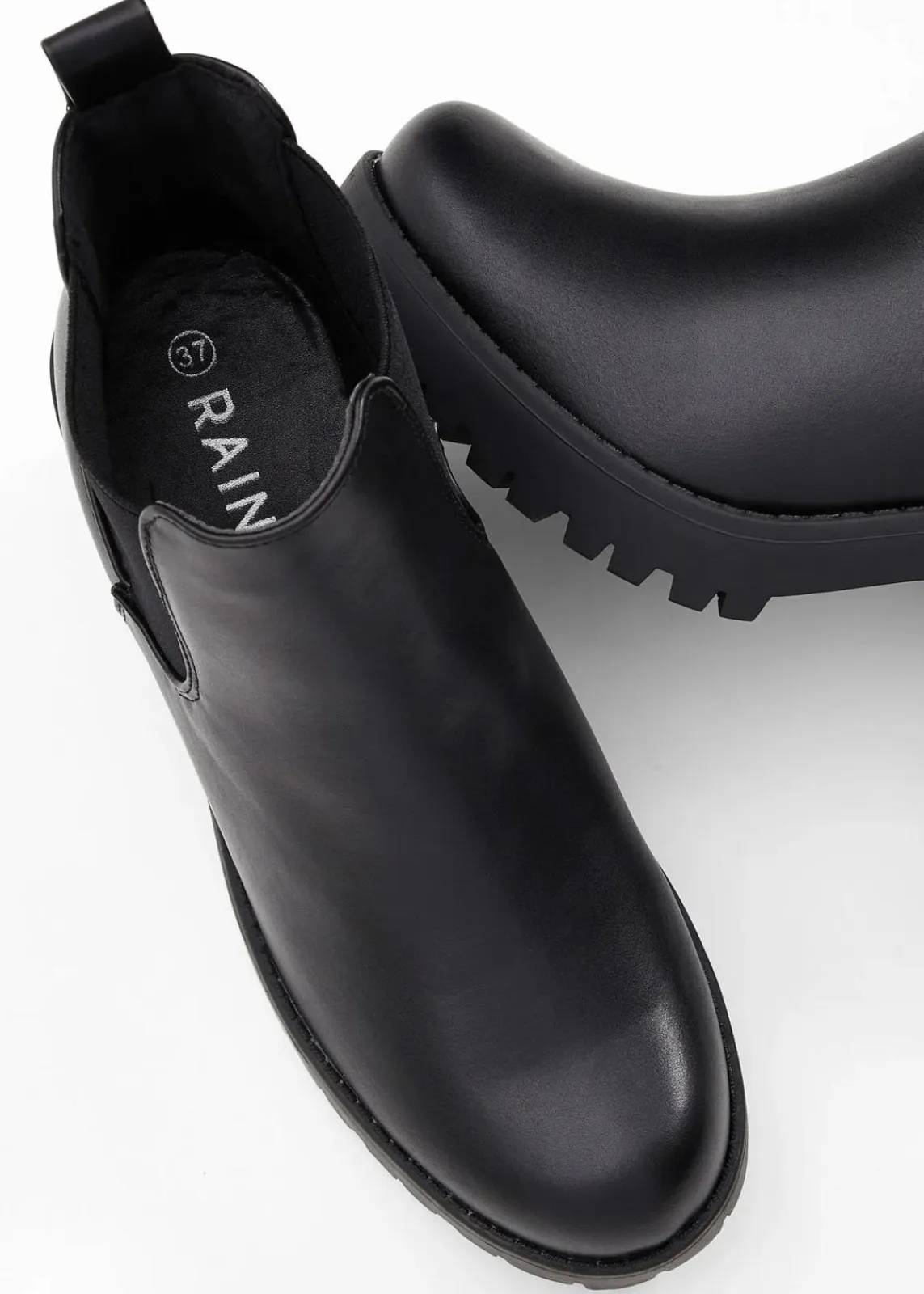 bonprix Stiefeletten|Boots^Chelsea-Boots mit Blockabsatz schwarz