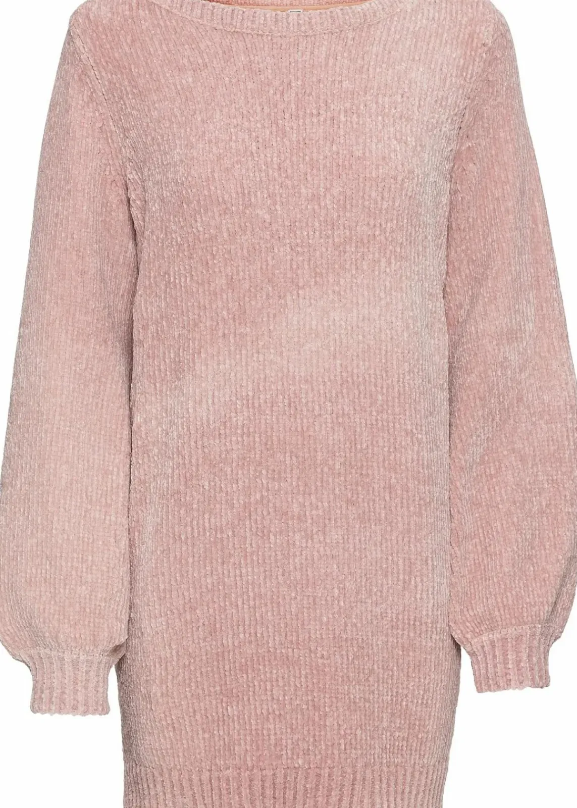bonprix Pullover & Strickjacken|Nachhaltigere Materialien^Chenille-Longpullover vintagerosa