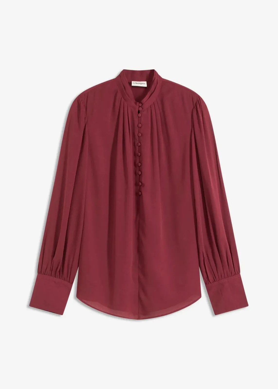 bonprix Blusen & Tuniken|Bekleidung·Jacken & Mäntel^Chiffon Tunikabluse ahornrot