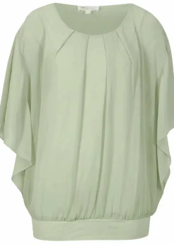 bonprix Blusen & Tuniken|Bekleidung·Jacken & Mäntel^Chiffonbluse mit Untertop softsalbei