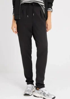 bonprix Nachhaltigere Materialien|Hosen^Chinohose aus Scuba schwarz
