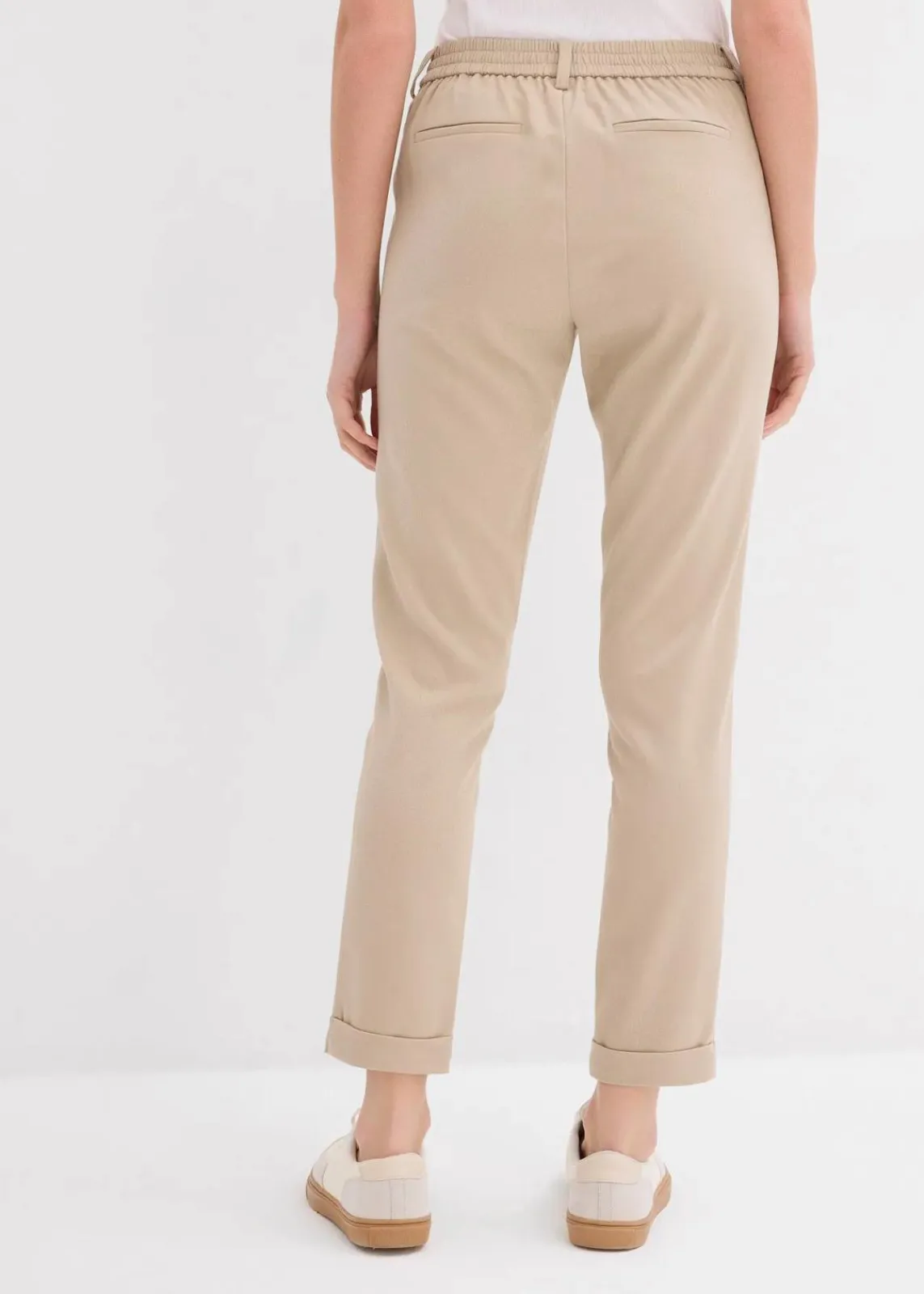 bonprix Bekleidung·Kleider|Hosen^Chinohose aus Viskose-Mix sand