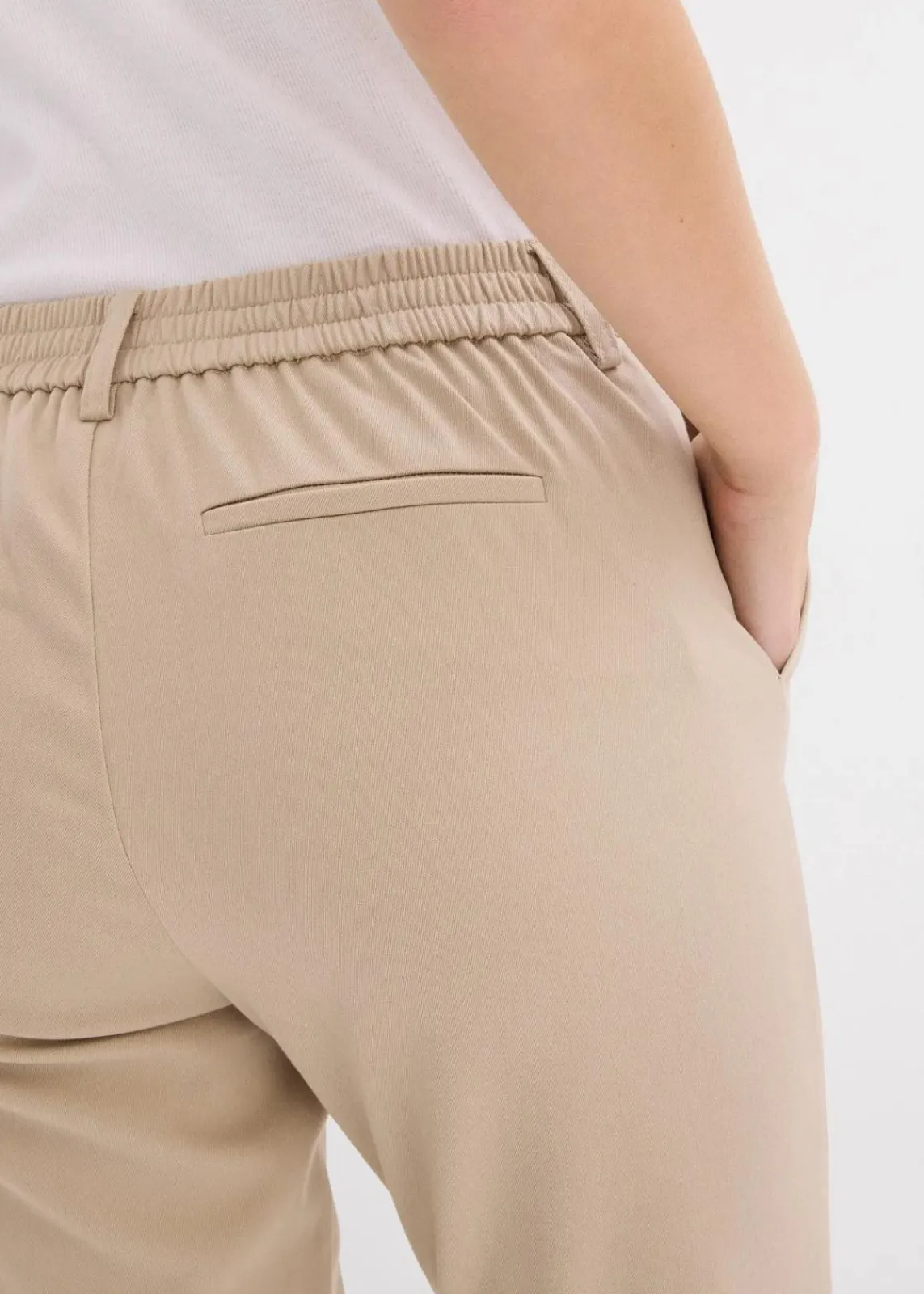bonprix Bekleidung·Kleider|Hosen^Chinohose aus Viskose-Mix sand