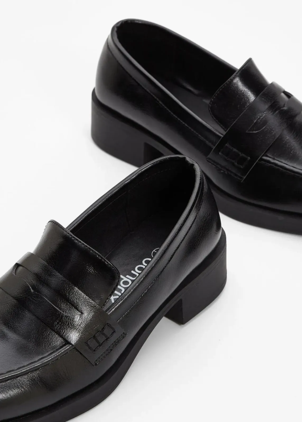 bonprix Slipper & Halbschuhe|Sommerschuhe^Chunky Loafer schwarz