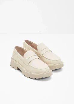 bonprix Sommerschuhe|Loafer^Chunky Loafer mit leichter Sohle beige