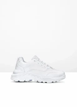 bonprix Sport- & Trekkingschuhe|Sneaker^Chunky Sneaker mit leichter Sohle weiß