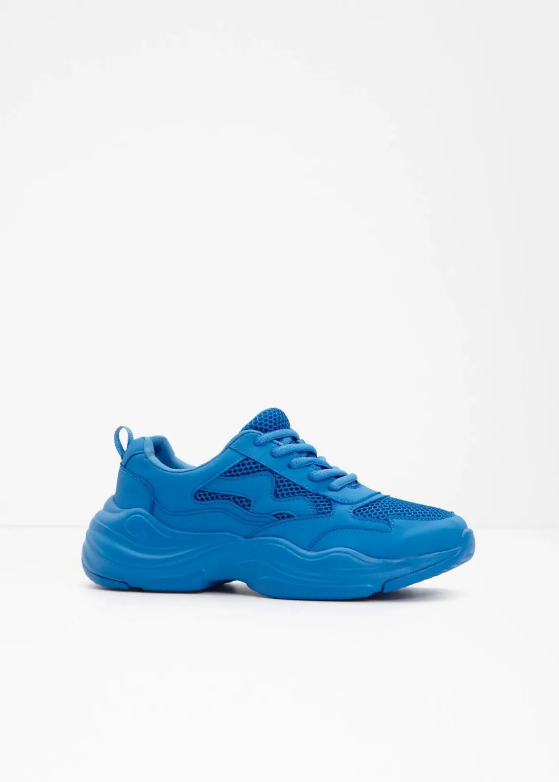 bonprix Sneaker^Chunky Sneaker mit Mesh-Einsatz brilliantblau