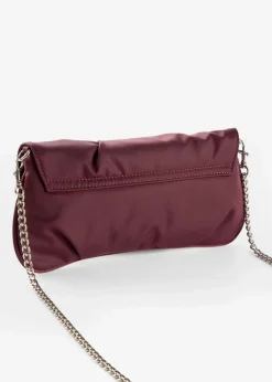 bonprix Taschen|Festliche Mode^Clutch mit Strassverzierung weinrot