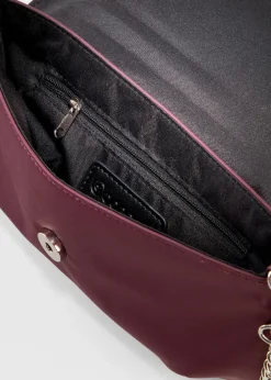 bonprix Taschen|Festliche Mode^Clutch mit Strassverzierung weinrot