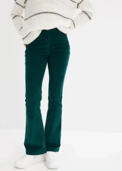 bonprix Bekleidung·Kleider|Hosen^Cordhose tiefgrün