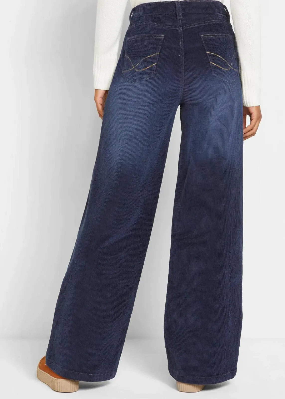 bonprix Bekleidung·Kleider|Hosen^Cordhose aus Baumwolle mit Stretch dunkelblau