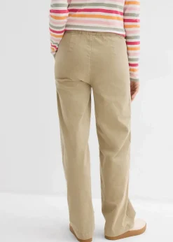 bonprix Hosen|Bekleidung·Kleider^Cordhose aus Baumwoll-Mix mattschilf